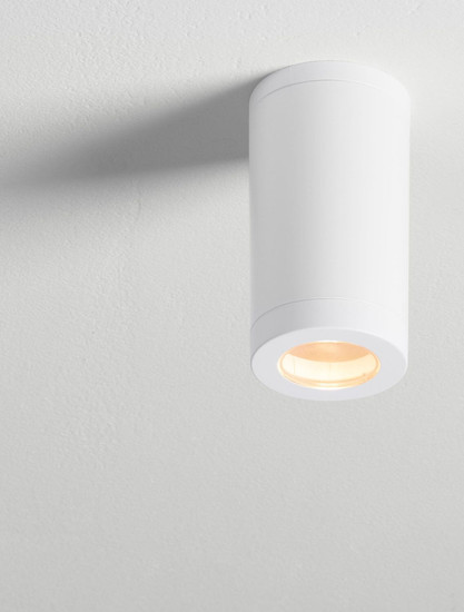 Nova Luce Außen-Deckenleuchte Spot GU10 IP54 salzwasserfest Weiß Ø8cm 9030822
