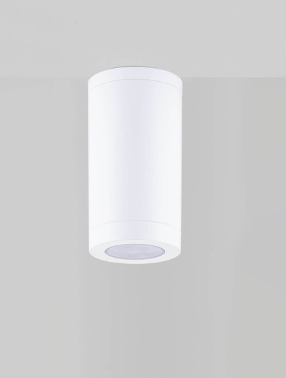 Nova Luce Außen-Deckenleuchte Spot GU10 IP54 salzwasserfest Weiß Ø8cm 9030822
