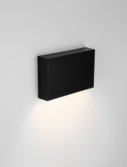 Nova Luce LED Außen-Wandleuchte Yoko 7W warmweiss 3000K IP65 salzwasserfest Schwarz 20x12,5cm 9030828