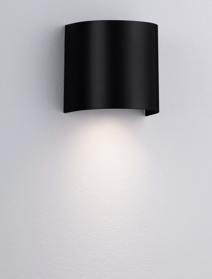 Nova Luce Außen-Wandleuchte York GU10 IP65 salzwasserfest Schwarz Aluminium 11x11cm 9030832