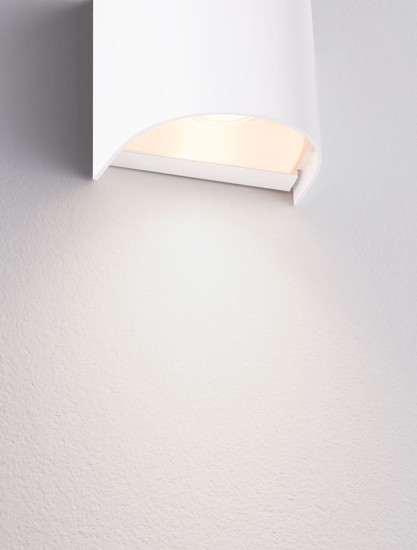 Nova Luce Außen-Wandleuchte York GU10 IP65 salzwasserfest Weiß Aluminium 11x11cm 9030833