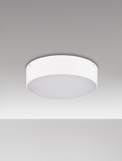 Nova Luce LED Außen-Deckenleuchte Judi 20W warmweiss 3000K IP65 salzwasserfest Weiß Aluminium Ø21cm 9030836