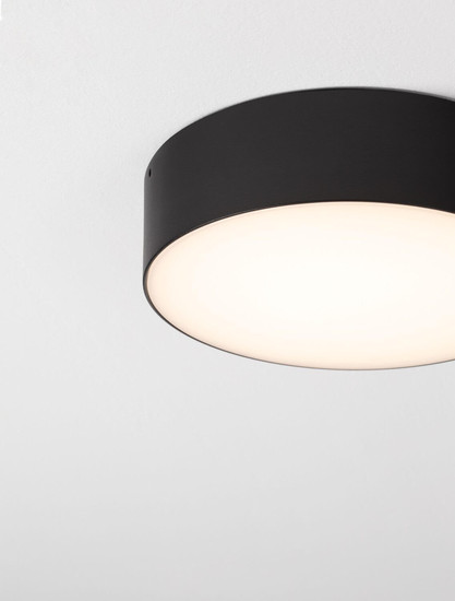 Nova Luce LED Außen-Deckenleuchte Judi 20W warmweiss 3000K IP65 salzwasserfest Anthrazit Aluminium Ø21cm 9030837
