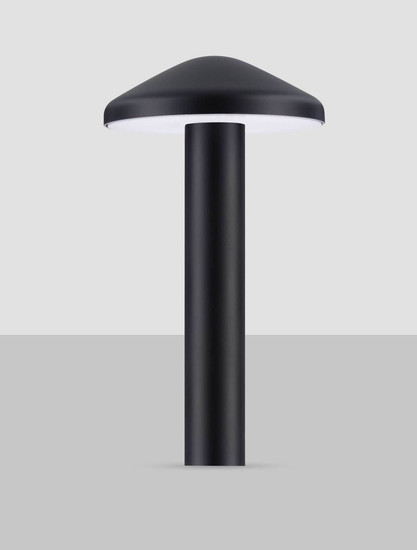 Nova Luce LED Sockelleuchte Nemo 5W warmweiss 3000K IP65 salzwasserfest Anthrazit Aluminium 20cm 9030861