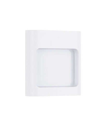 Nova Luce LED Außen-Wandleuchte Tall 9W warmweiss 3000K IP54 salzwasserfest Weiß Aluminium 13,5x12,5cm 9030863