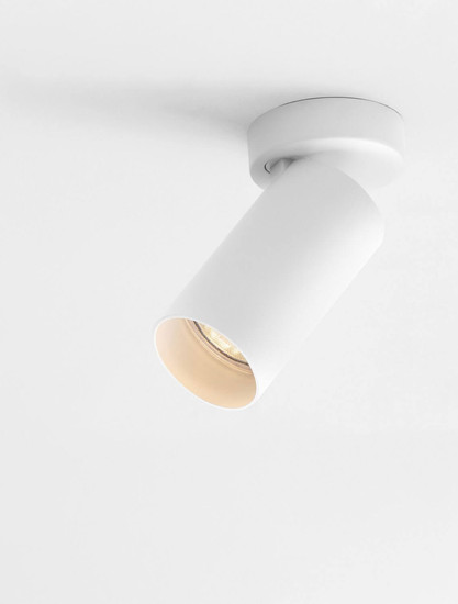 Nova Luce Deckenleuchte Oso schwenkbar GU10 Weiß Aluminium Ø7cm 9030911