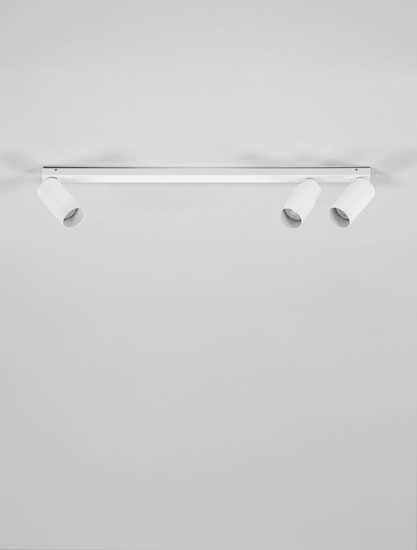 Nova Luce Deckenleuchte Oso schwenkbar 3-flammig 3xGU10 Weiß Aluminium 70x8cm 9030913