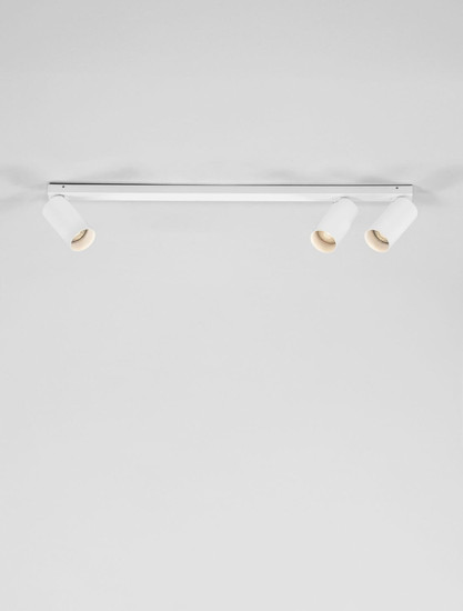 Nova Luce Deckenleuchte Oso schwenkbar 3-flammig 3xGU10 Weiß Aluminium 70x8cm 9030913