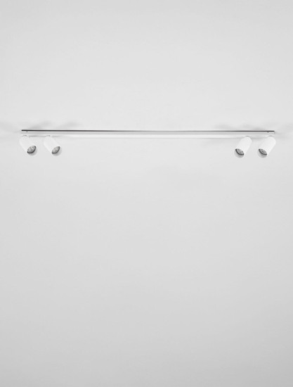 Nova Luce Deckenleuchte Oso schwenkbar 4-flammig 4xGU10 Weiß Aluminium 120x8cm 9030915