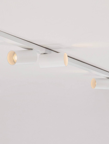 Nova Luce Deckenleuchte Oso schwenkbar 8-flammig 8xGU10 Weiß Aluminium 300x8cm 9030919