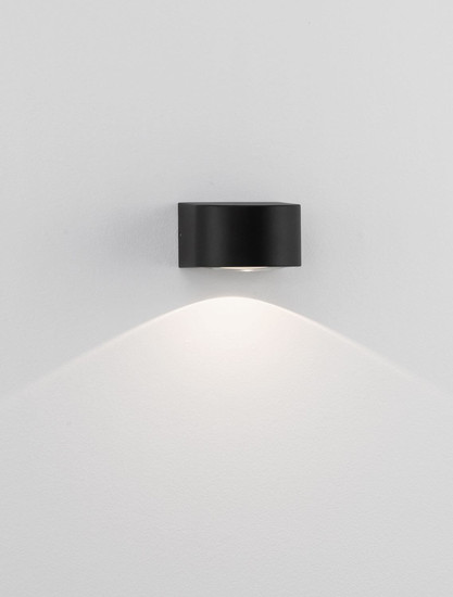 Nova Luce LED Außen-Wandleuchte Opera 6W warmweiss 3000K IP54 salzwasserfest Anthrazit Aluminium 11x10cm 9030940