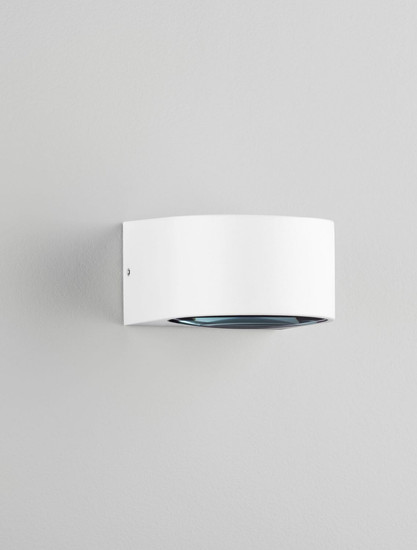Nova Luce LED Außen-Wandleuchte Opera 6W warmweiss 3000K IP54 salzwasserfest Weiß Aluminium 11x10cm 9030942