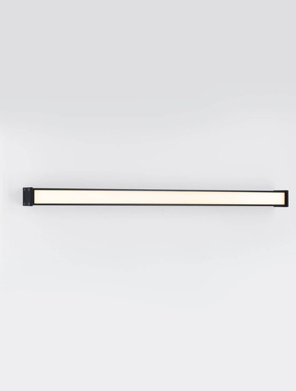 Nova Luce LED Außen-Deckenleuchte Nova 36W warmweiss 3000K IP65 salzwasserfest Anthrazit Aluminium 100x9cm 9030944