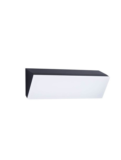Nova Luce LED Außen-Wandleuchte Keen 41W warmweiss 3000K IP65 salzwasserfest Anthrazit Aluminium 60x18cm 9030946