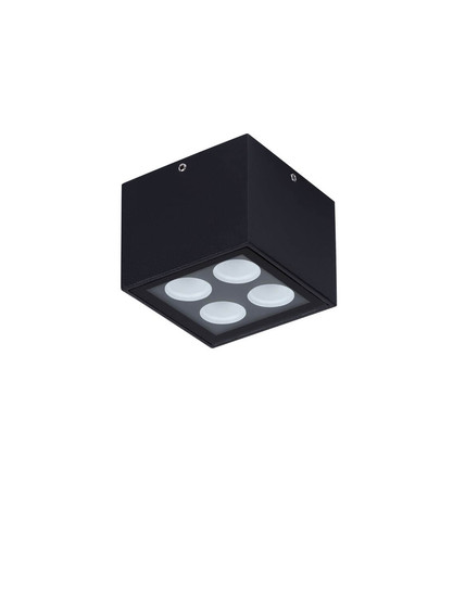Nova Luce LED Außen-Deckenleuchte Jax 8W warmweiss 3000K IP54 salzwasserfest Anthrazit Aluminium 8x8cm 9030947