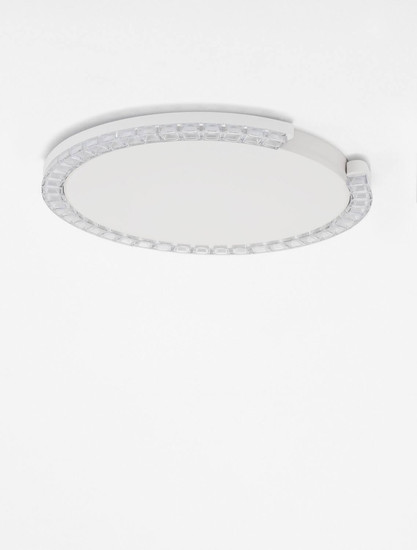 Nova Luce LED Deckenleuchte Greamy dimmbar 21W warmweiss 3000K Weiß Aluminium Ø46cm 9030963