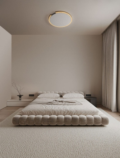 Nova Luce LED Deckenleuchte Greamy dimmbar 30W warmweiss 3000K Gold Aluminium Ø65cm 9030967