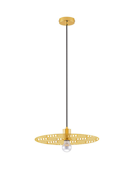 Nova Luce Pendelleuchte Eres E27 Gold Metall Ø40cm 9035970