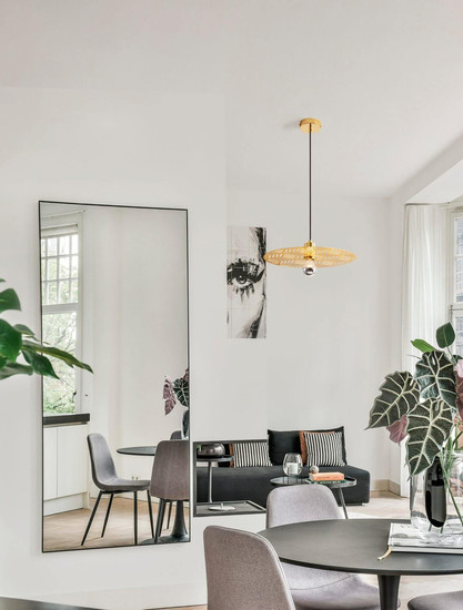 Nova Luce Pendelleuchte Eres E27 Gold Metall Ø40cm 9035970