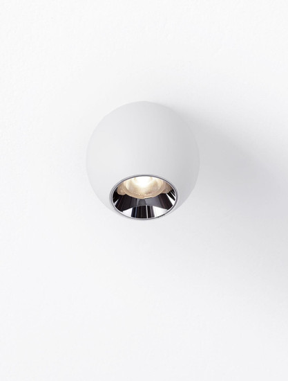 Nova Luce LED Deckenleuchte Nano 13W warmweiss 3000K Weiß Aluminium Ø8,5cm 9052028