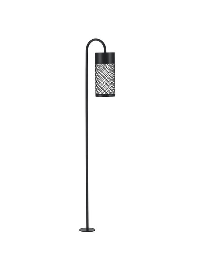 Nova Luce LED Wegeleuchte Motley 9W warmweiss 3000K IP65 salzwasserfest Schwarz Aluminium 100cm 9060230