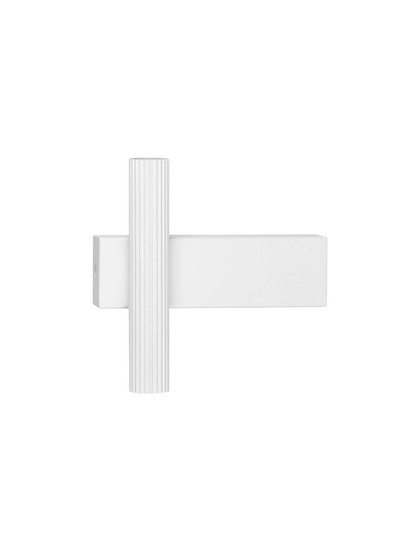 Nova Luce LED Wandleuchte Paron 6W warmweiss 3000K Weiß Aluminium 15x15cm 9060241