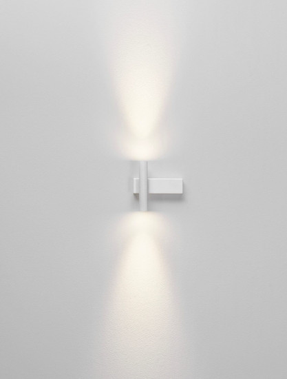 Nova Luce LED Wandleuchte Paron 6W warmweiss 3000K Weiß Aluminium 15x15cm 9060241