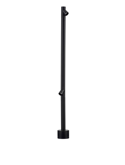 Nova Luce LED Wegeleuchte Lord drehbar 8W warmweiss 3000K IP65 salzwasserfest Schwarz Aluminium 90cm 9060248
