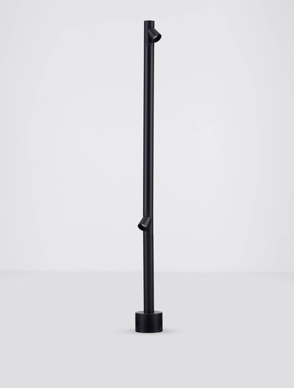 Nova Luce LED Wegeleuchte Lord drehbar 8W warmweiss 3000K IP65 salzwasserfest Schwarz Aluminium 90cm 9060248