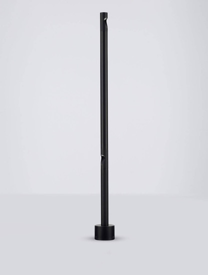 Nova Luce LED Wegeleuchte Luxor drehbar 8W warmweiss 3000K IP65 salzwasserfest Schwarz Aluminium 90cm 9060250
