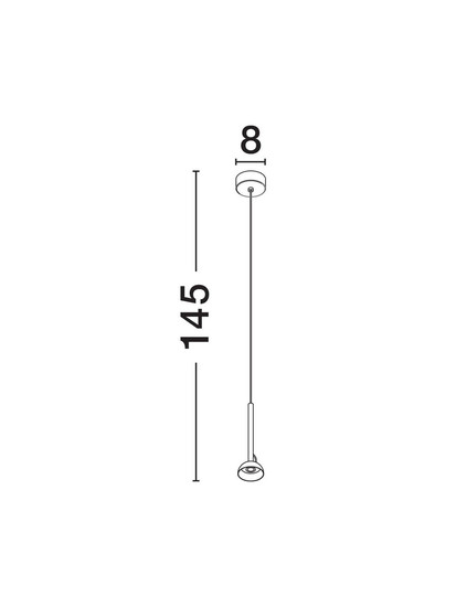 Nova Luce LED Pendelleuchte Ola schwenkbar 4W warmweiss 3000K Weiß Aluminium Ø8cm 9060252