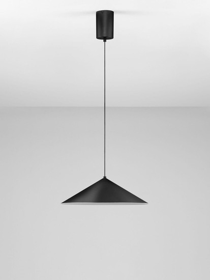 Nova Luce LED Pendelleuchte Lui 12W warmweiss 3000K Schwarz Stahl Aluminium Ø40cm 9060253