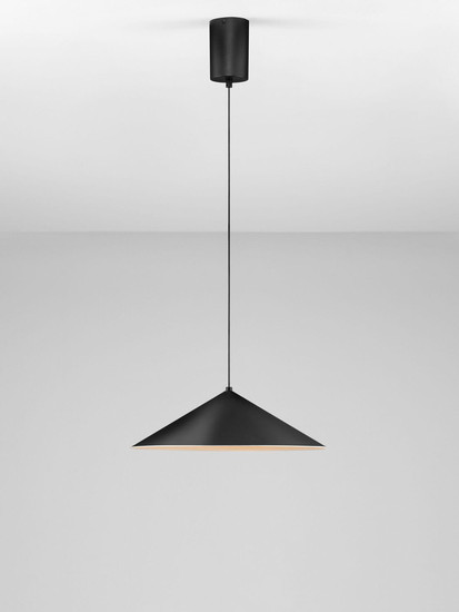 Nova Luce LED Pendelleuchte Lui 12W warmweiss 3000K Schwarz Stahl Aluminium Ø40cm 9060253
