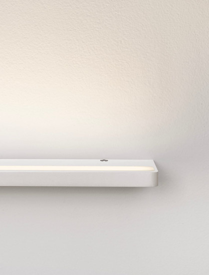 Nova Luce LED Wandleuchte Pablo 12W warmweiss 3000K Weiß Aluminium 40x10cm 9060257