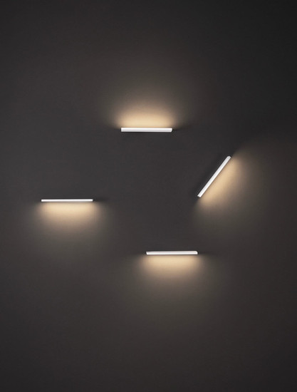 Nova Luce LED Wandleuchte Pablo 12W warmweiss 3000K Weiß Aluminium 40x10cm 9060257