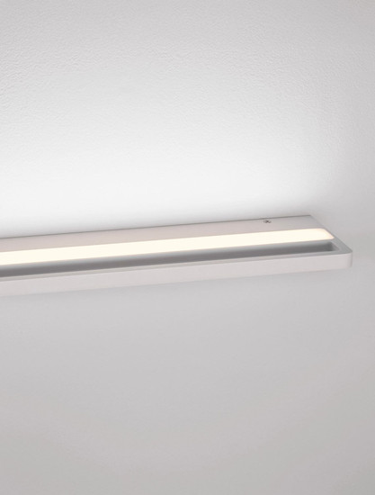 Nova Luce LED Wandleuchte Pablo 12W warmweiss 3000K Weiß Aluminium 40x12cm 9060258