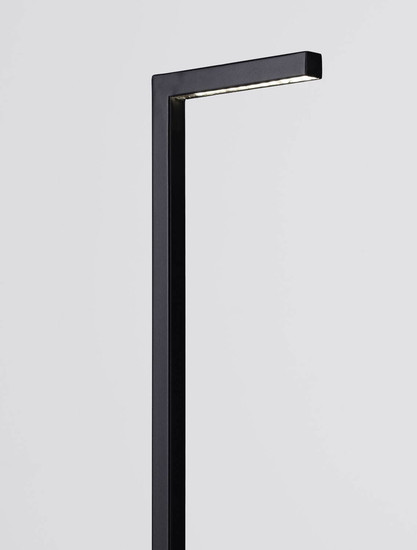 Nova Luce LED Wegeleuchte Pipe 4W warmweiss 3000K IP65 salzwasserfest Schwarz Aluminium 65cm 9060263