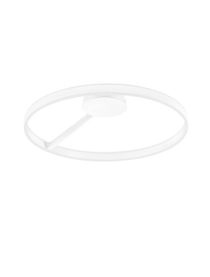 Nova Luce LED Deckenleuchte Bianco dimmbar 48W CCT warm-/neutralweiss 2700/3000/4000K Weiß Aluminium Ø80cm 9060288