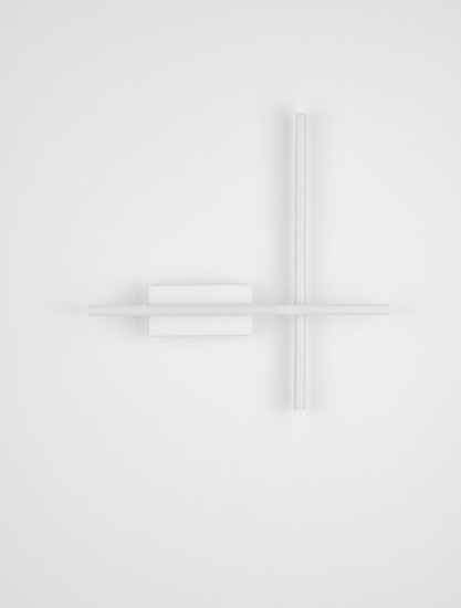 Nova Luce LED Wandleuchte Quam dimmbar 14W warmweiss 3200K Weiß Stahl Aluminium 41x41cm 9081815
