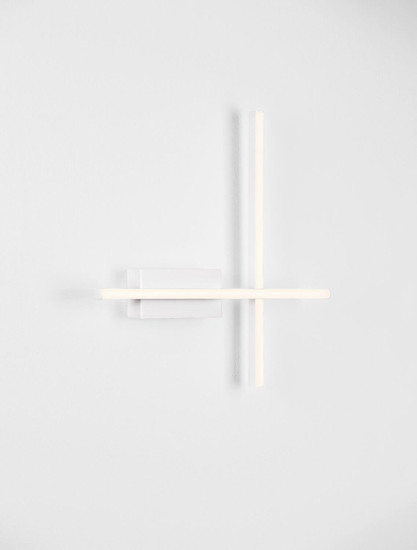 Nova Luce LED Wandleuchte Quam dimmbar 14W warmweiss 3200K Weiß Stahl Aluminium 41x41cm 9081815