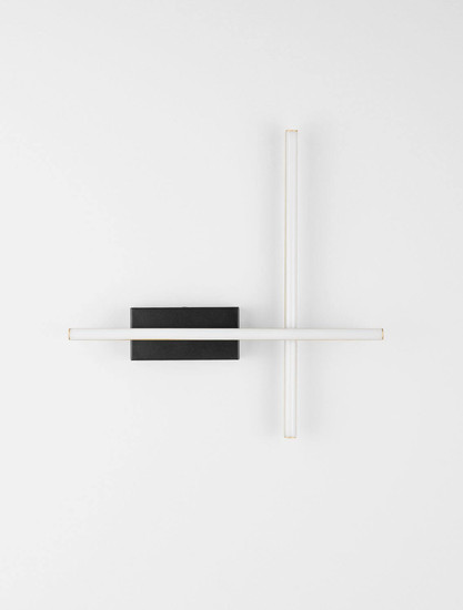 Nova Luce LED Wandleuchte Quam dimmbar 14W warmweiss 3200K Schwarz Gold Stahl Aluminium 41x41cm 9081816