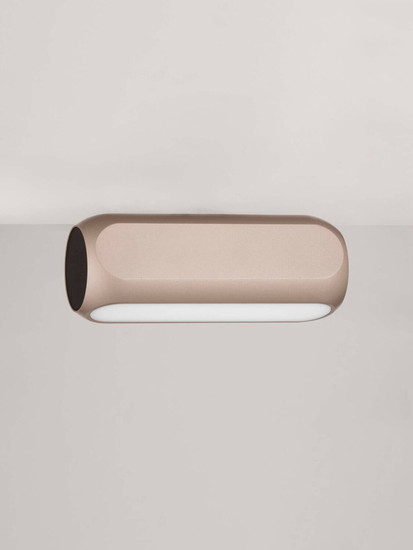 Nova Luce LED Deckenleuchte Elli dimmbar 11W warmweiss 3000K Champagnergold Schwarz Aluminium 17x6cm 9088112