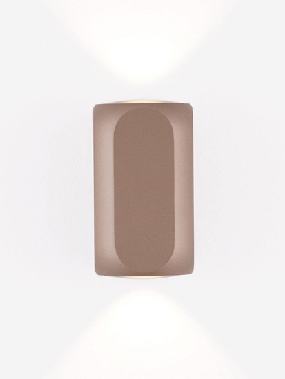 Nova Luce LED Wandleuchte Elli 8W warmweiss 3000K Champagnergold Aluminium 10,5x6cm 9088113