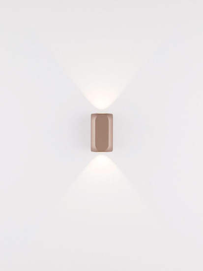 Nova Luce LED Wandleuchte Elli 8W warmweiss 3000K Champagnergold Aluminium 10,5x6cm 9088113