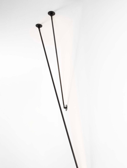 Nova Luce LED Wand-/Deckenleuchte Sima 15W warmweiss 3000K Schwarz Aluminium Ø8cm 9088114