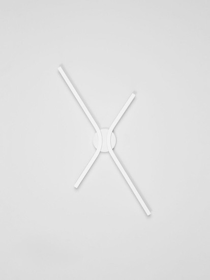 Nova Luce LED Wandleuchte Akro dimmbar 16W CCT warm-/neutralweiss 2700/3000/4000K Weiß Aluminium 60x35cm 9088117