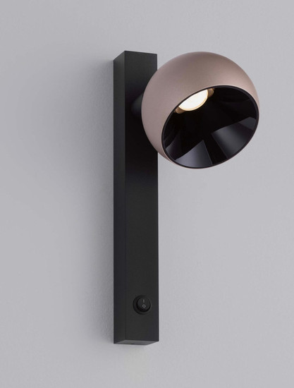 Nova Luce LED Wandleuchte Lusa schwenkbar 10W warmweiss 3000K Gold Schwarz Champagner Aluminium 26x13cm 9088120