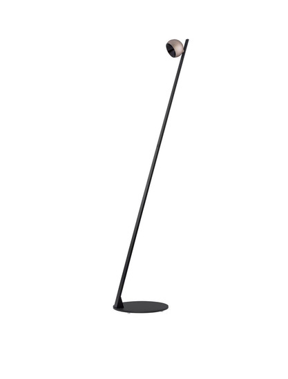 Nova Luce LED Stehleuchte Lusa schwenkbar dimmbar 6W warmweiss 3000K Gold Schwarz Champagner Aluminium 147cm 9088124