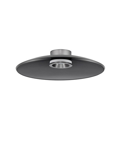 Nova Luce LED Deckenleuchte Esti dimmbar 33W warmweiss 3000K Rauchgrau Nickel matt Glas Aluminium Ø50cm 9088125