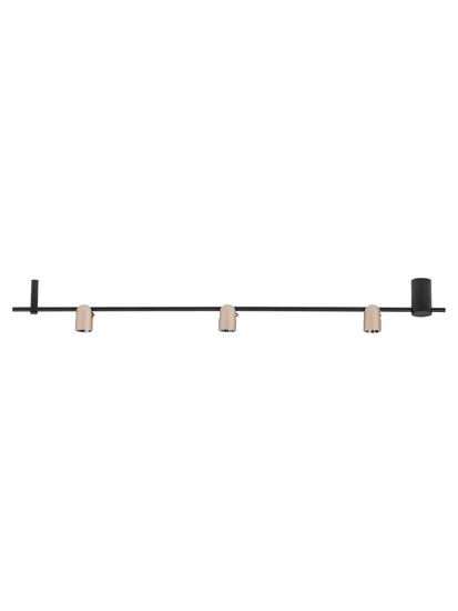 Nova Luce LED Deckenleuchte Sirmos dimmbar 21W warmweiss 3000K Champagnergold Schwarz Aluminium 150x18cm 9088132